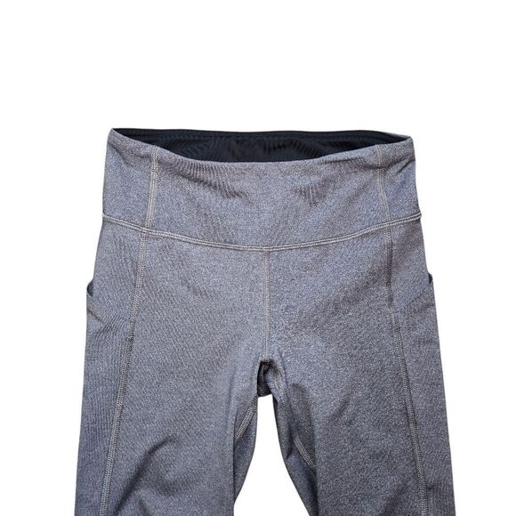 Lululemon Pace Rival Crop 22" - Heathered Black - Picture 3 of 12